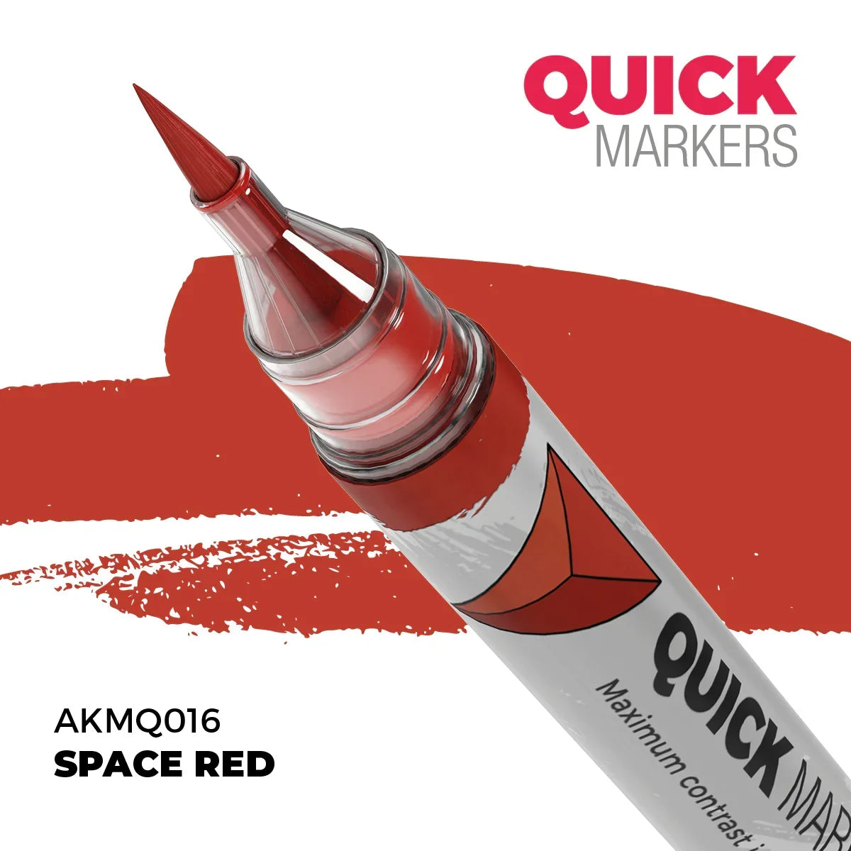 AK Interactive AKMQ016 Quick Markers Space Red