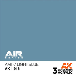 AK Interactive AK11916 3G Air AMT-7 Light Blue Paint 17ml - A-Z Toy Hobby
