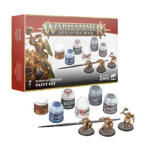 Warhammer Age of Sigmar Stormcast Eternals Paints Set 60-10 - A-Z Toy Hobby