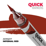 AK Interactive AKMQ017 Quick Markers Infernal Red