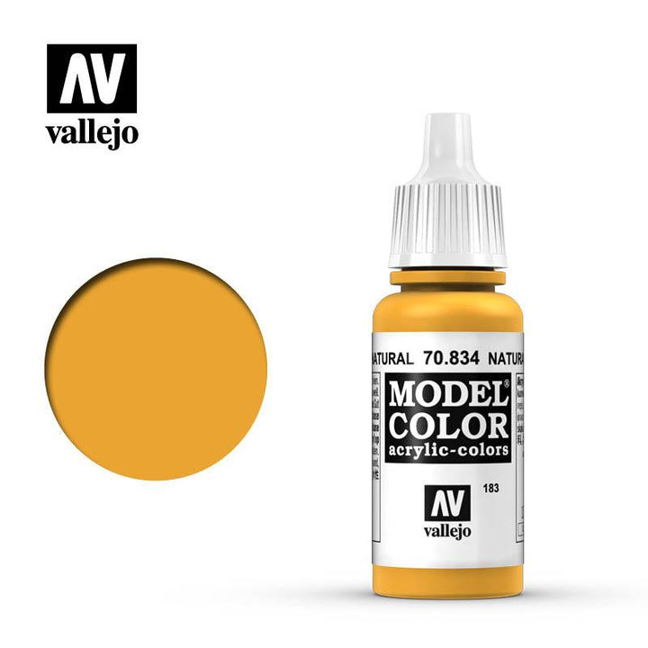 Vallejo 70834 Model Color 183 Natural Wood Grain Paint 17ml - A-Z Toy Hobby