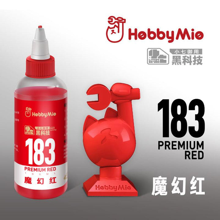 Hobby Mio 183 Premium Red Lacquer Paint 100ml - A-Z Toy Hobby