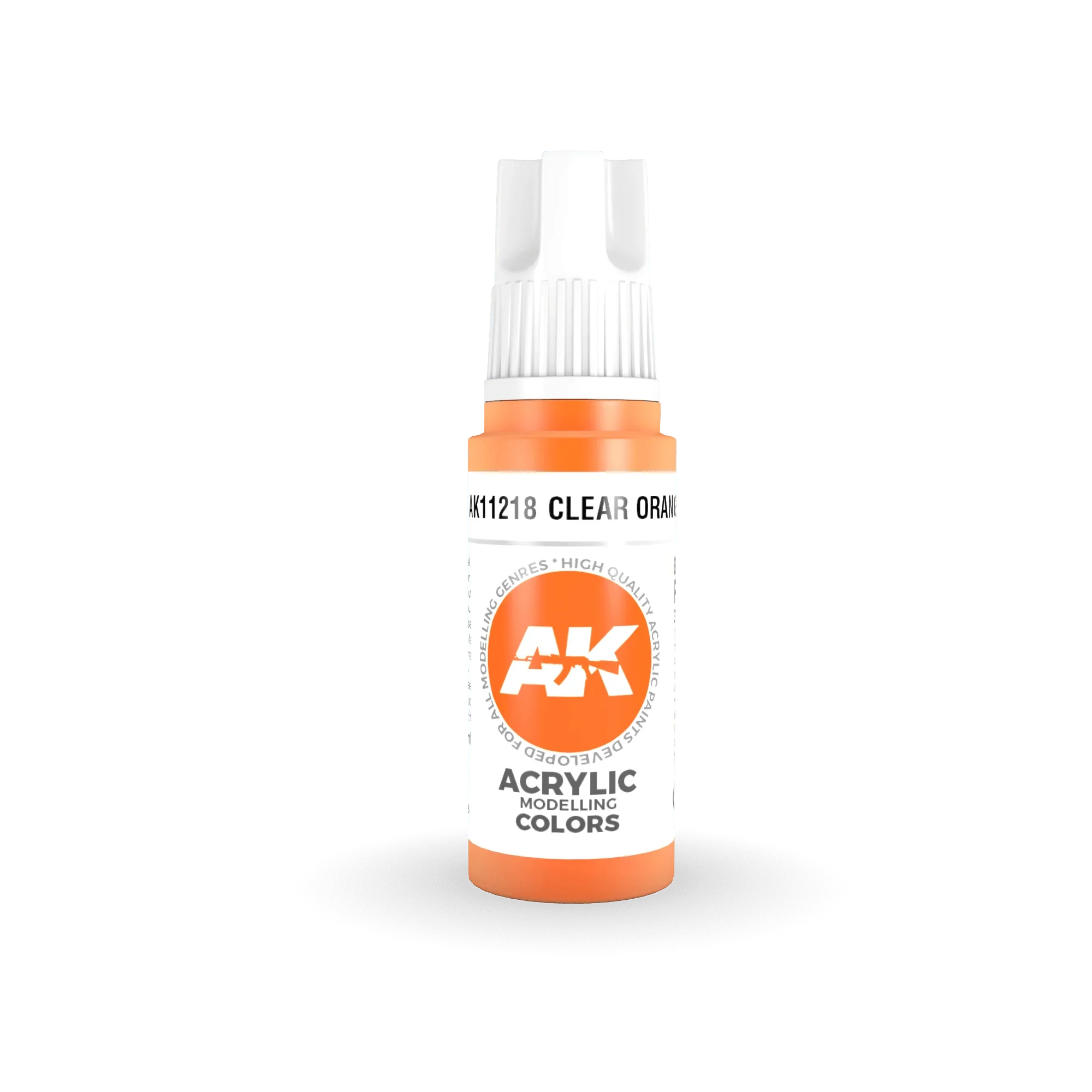 AK Interactive AK11218 3G Clear Orange Acrylic Paint 17ml - A-Z Toy Hobby