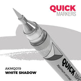 AK Interactive AKMQ019 Quick Markers White Shadow