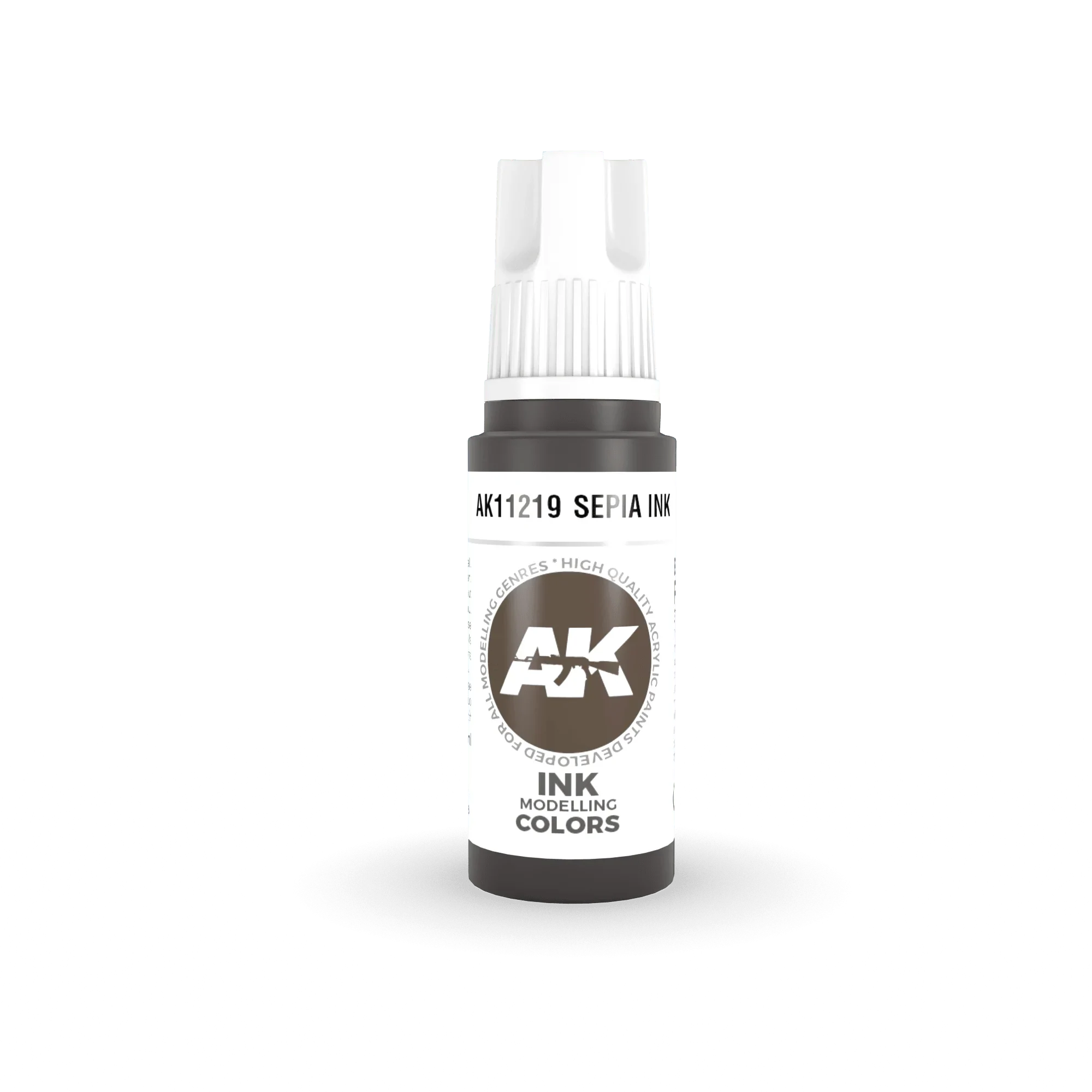 AK Interactive AK11219 3G Sepia Ink Acrylic Paint 17ml - A-Z Toy Hobby