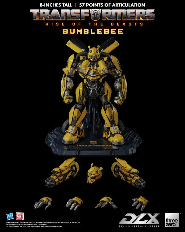Threezero Transformers Rise of the Beasts DLX Bumblebee Action Figure - A-Z Toy Hobby