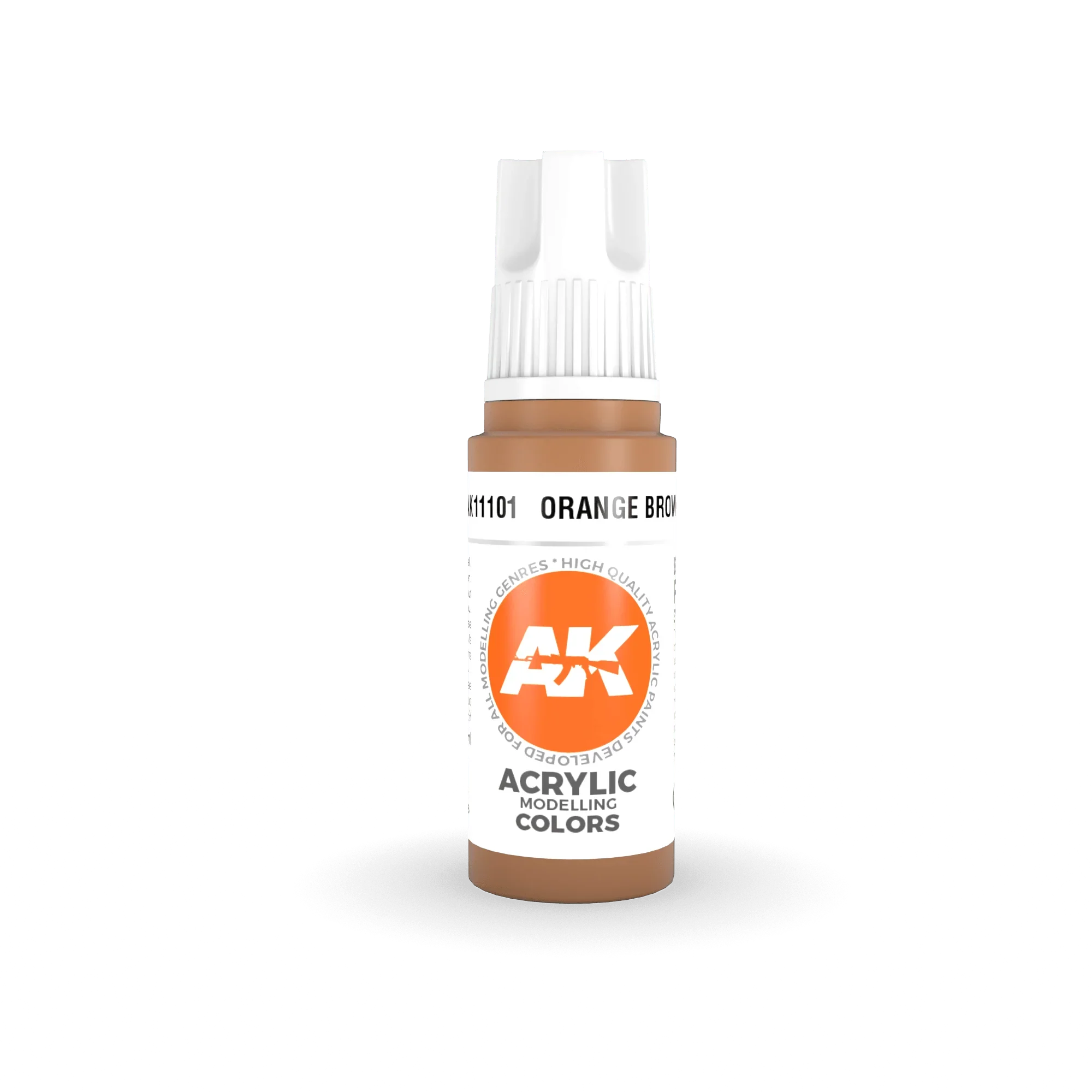 AK Interactive AK11101 3G Orange Brown Acrylic Paint 17ml - A-Z Toy Hobby