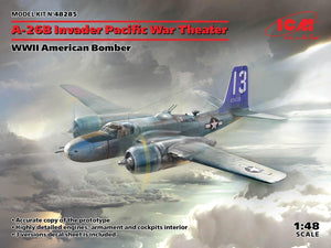 ICM 48285 A-26В Invader Pacific War Theater American Bomber 1/48 Model Kit - A-Z Toy Hobby