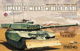 Meng TS-041 Canadian MBT Leopard C2 MEXAS w/Dozer Blade A1/A2 1/35 Model Kit