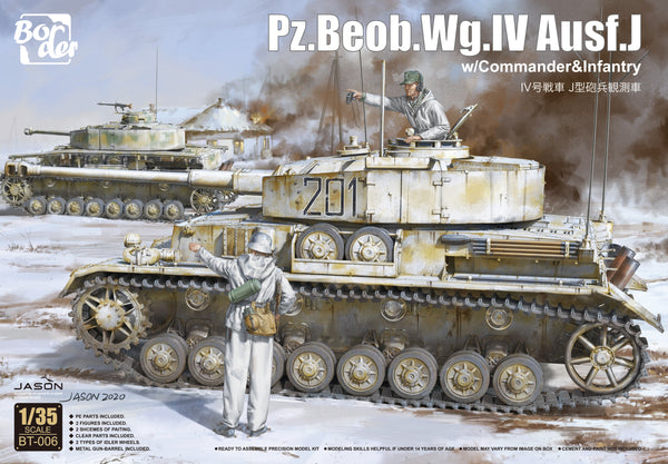 Border Model BT006 Pz. Beob. Wg IV Ausf J 1/35 Model Kit