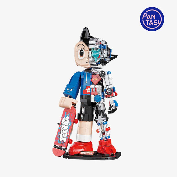 Pantasy Astro Boy Skateboard Boy Brick Kit