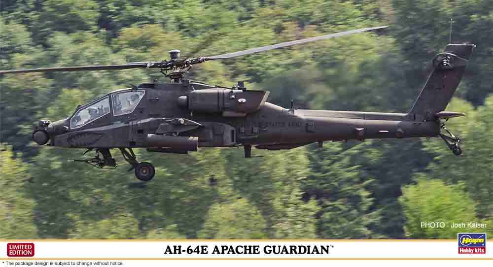 Hasegawa 07564 AH-64E Apache Guardian 1/48 Model Kit