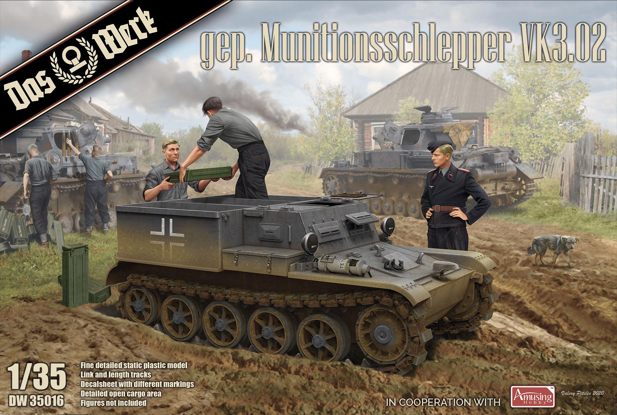 Das Werk 35016 Gepanzerter Munitionsschlepper VK3.02 1/35 Model Kit
