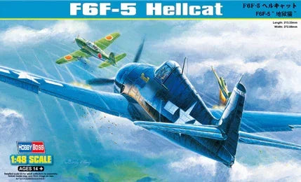 Hobby Boss 80339 F6F-5 Hellcat 1/48 Model Kit - A-Z Toy Hobby