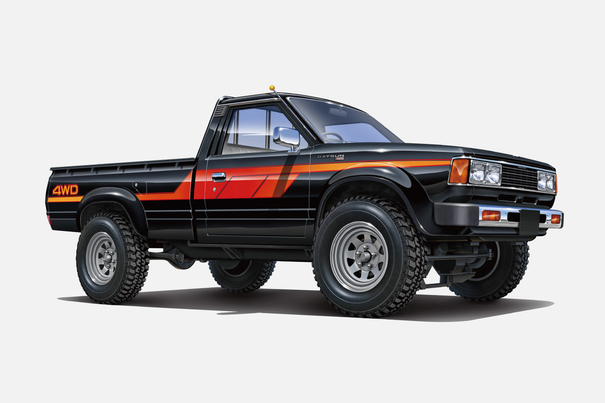 Aoshima 91 Nissan 720 Datsun Truck Lift Up Custom 1982 1/24 Model Kit
