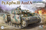 Takom 8005 Pz.Kpfw.III Ausf.N Mit Schurzen Tank 1/35 Model Kit