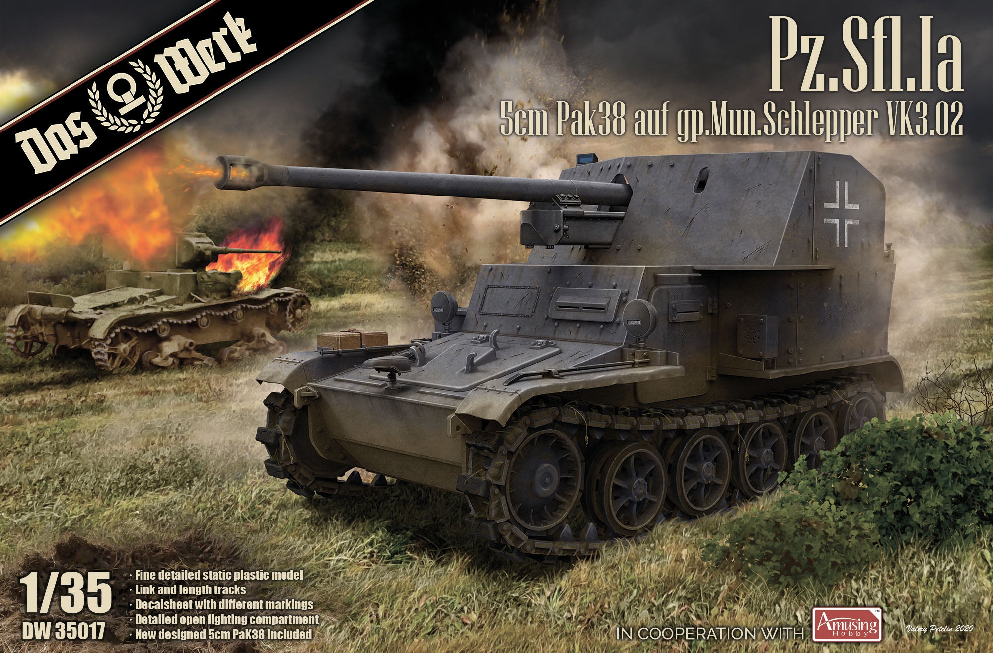 Das Werk 35017 Pz.Sfl. Ia 5cm Pak 1/35 Model Kit