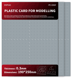 DSPIAE Plastic Plate for Modeling PC-GY - A-Z Toy Hobby