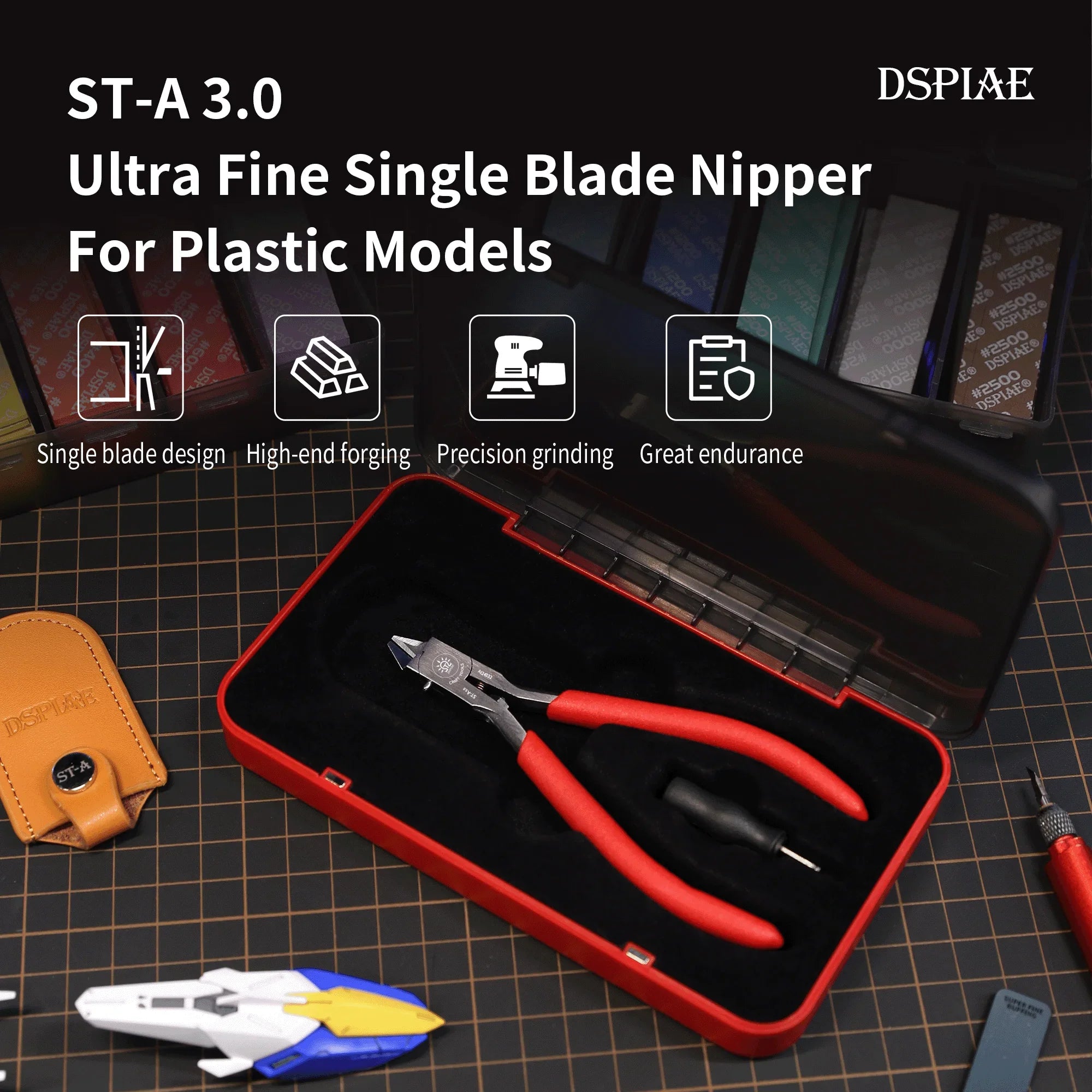 DSPIAE Ultra Fine Single Blade Nipper ST-A 3.0 - A-Z Toy Hobby