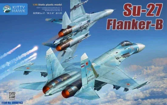 Kitty Hawk 80163 Su-27 Flanker-B 1/48 Model Kit - A-Z Toy Hobby