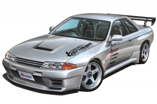 Aoshima 76 Nissan HKS Kansai BNR32 Skyline GT-R 1990 1/24 Model Kit