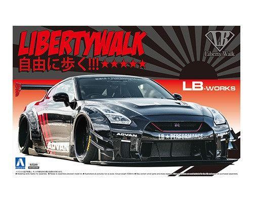 Aoshima 05592 LB-Works R35 GT-R Type 2 Ver.2 1/24 Model Kit - A-Z Toy Hobby