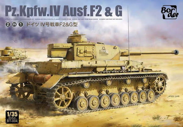 Border Model BT004 Panzer IV F2 & G 1/35 Model Kit