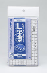 Cutting Scale L-Shaped (15cm x 9cm) (Stainless Steel Edge) TT115 - Hasegawa