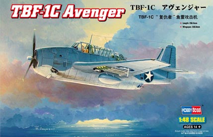 Hobby Boss 80314 TBF-1C Avenger 1/48 Model Kit