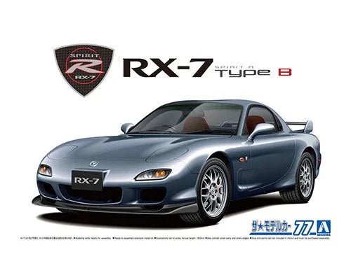 Aoshima 06193 Mazda 2002 FD3S RX-7 Spirit R Type B 1/24 Model Kit - A-Z Toy Hobby