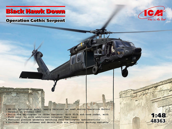 ICM 48363 Black Hawk Down Operation Gothic Serpent 1/48 Model Kit