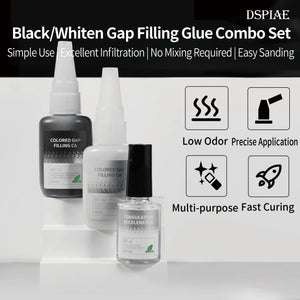 DSPIAE Colored Gap Filling CA (2 Types + Accelerator) - A-Z Toy Hobby