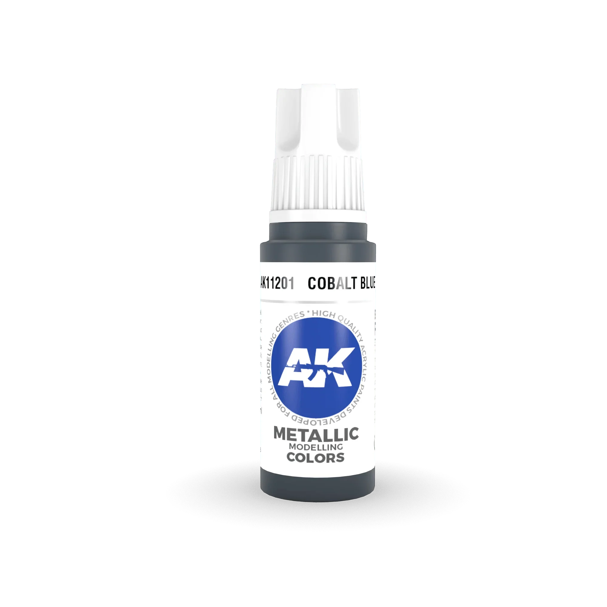 AK Interactive AK11201 3G Cobalt Blue Acrylic Paint 17ml - A-Z Toy Hobby
