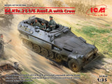 ICM 35014 Sd.Kfz.251/6 Ausf.A with Crew 1/35 Model Kit - A-Z Toy Hobby