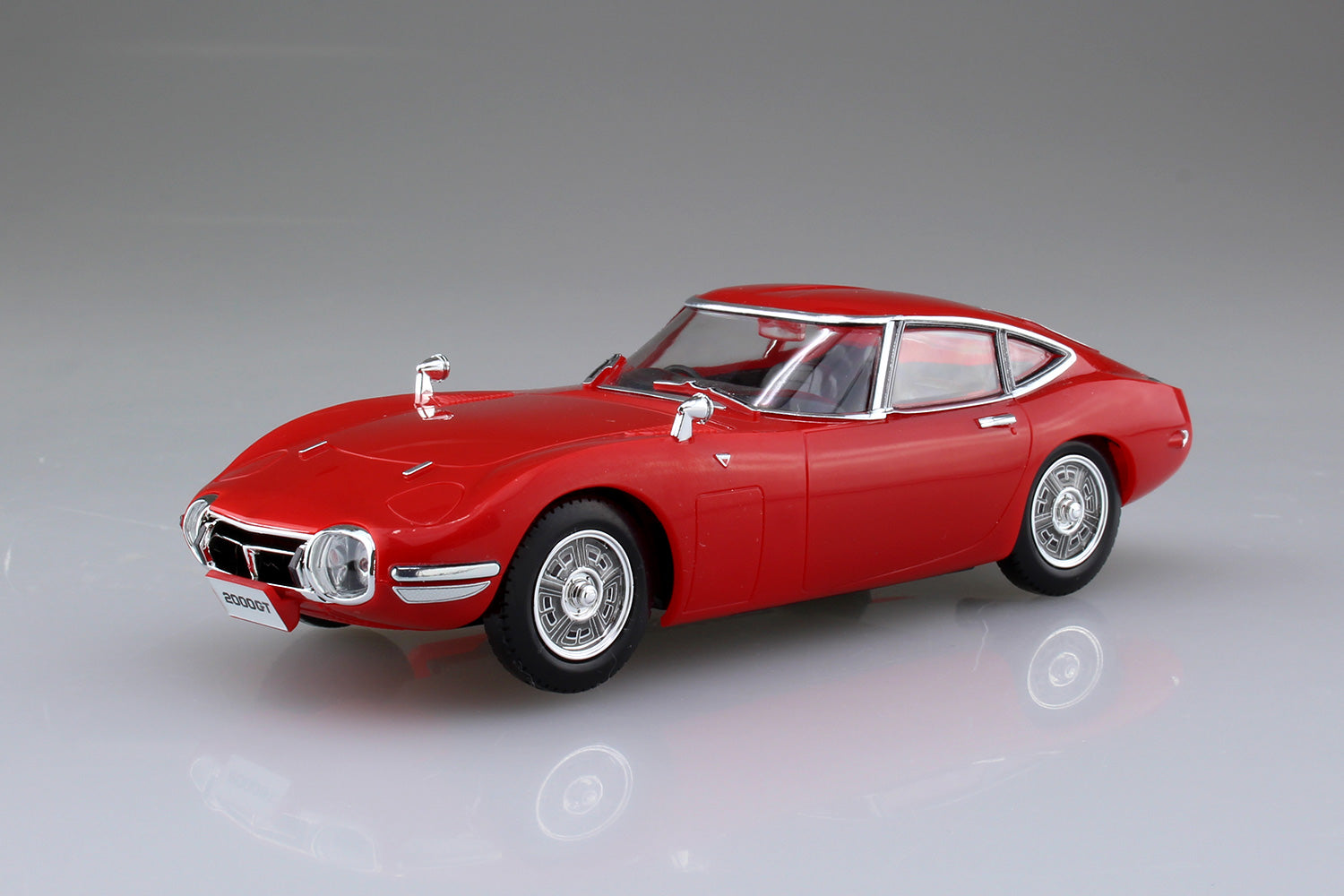 Aoshima Snap Kit 05-B Toyota 2000GT (Solar Red) 1/32 Model Kit