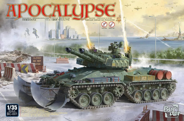 Border Model Soviet Apocalypse Tank 1/35 Model Kit - A-Z Toy Hobby