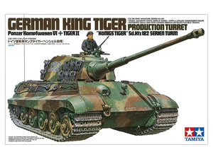 Tamiya 35164 King Tiger "Production Turret" 1/35 Model Kit - A-Z Toy Hobby
