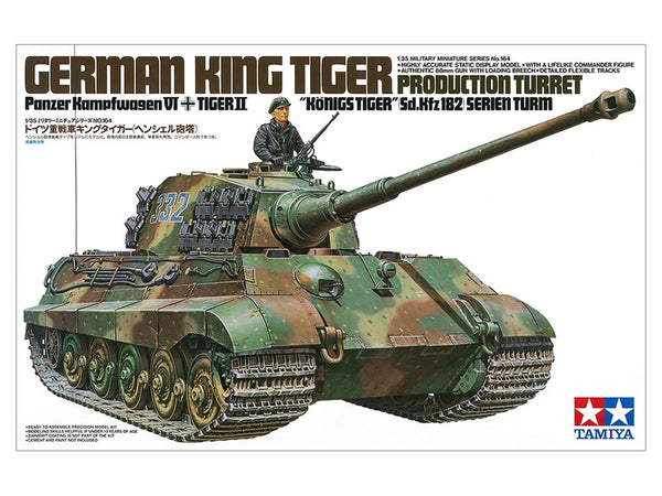 Tamiya 35164 King Tiger "Production Turret" 1/35 Model Kit
