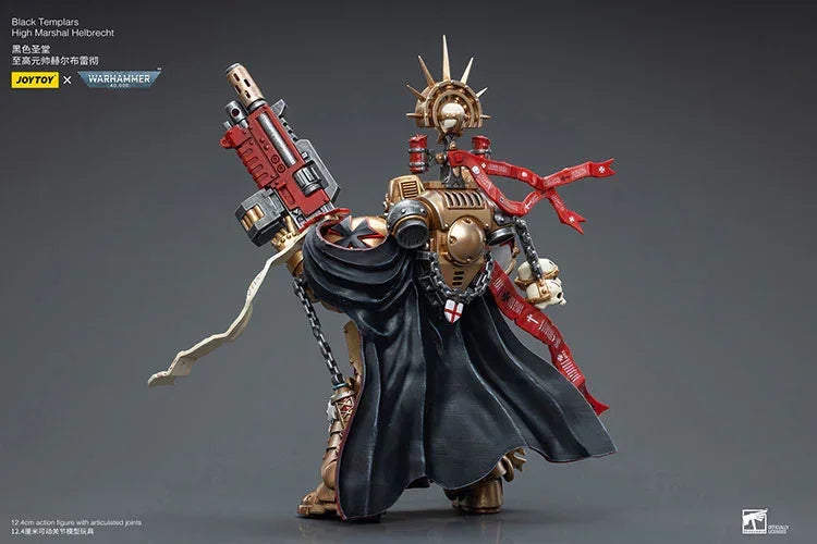 Joy Toy Warhammer 40K Black Templars High Marshal Helbrecht 1/18 Action Figure - A-Z Toy Hobby