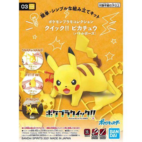 Bandai Pokemon 03 Pikachu Battle Pose Model Kit - A-Z Toy Hobby