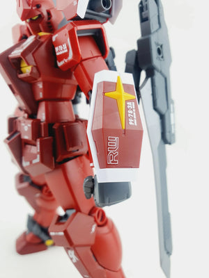 Delpi Water Decal For MG Amazing Red Warrior - A-Z Toy Hobby