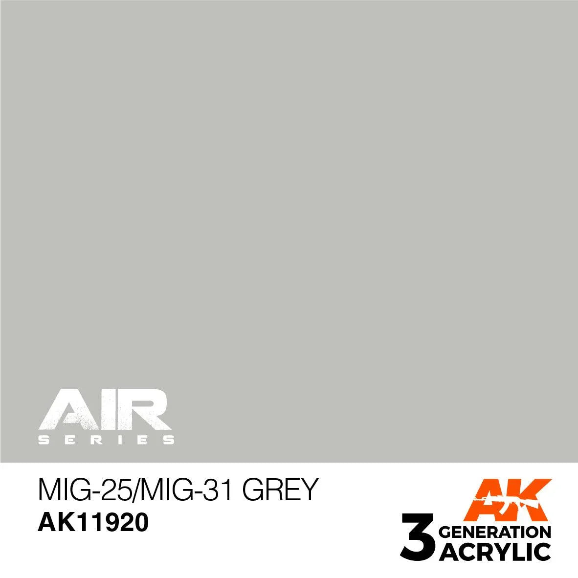 AK Interactive AK11920 3G Air MiG-25/MiG-31 Grey Paint 17ml - A-Z Toy Hobby