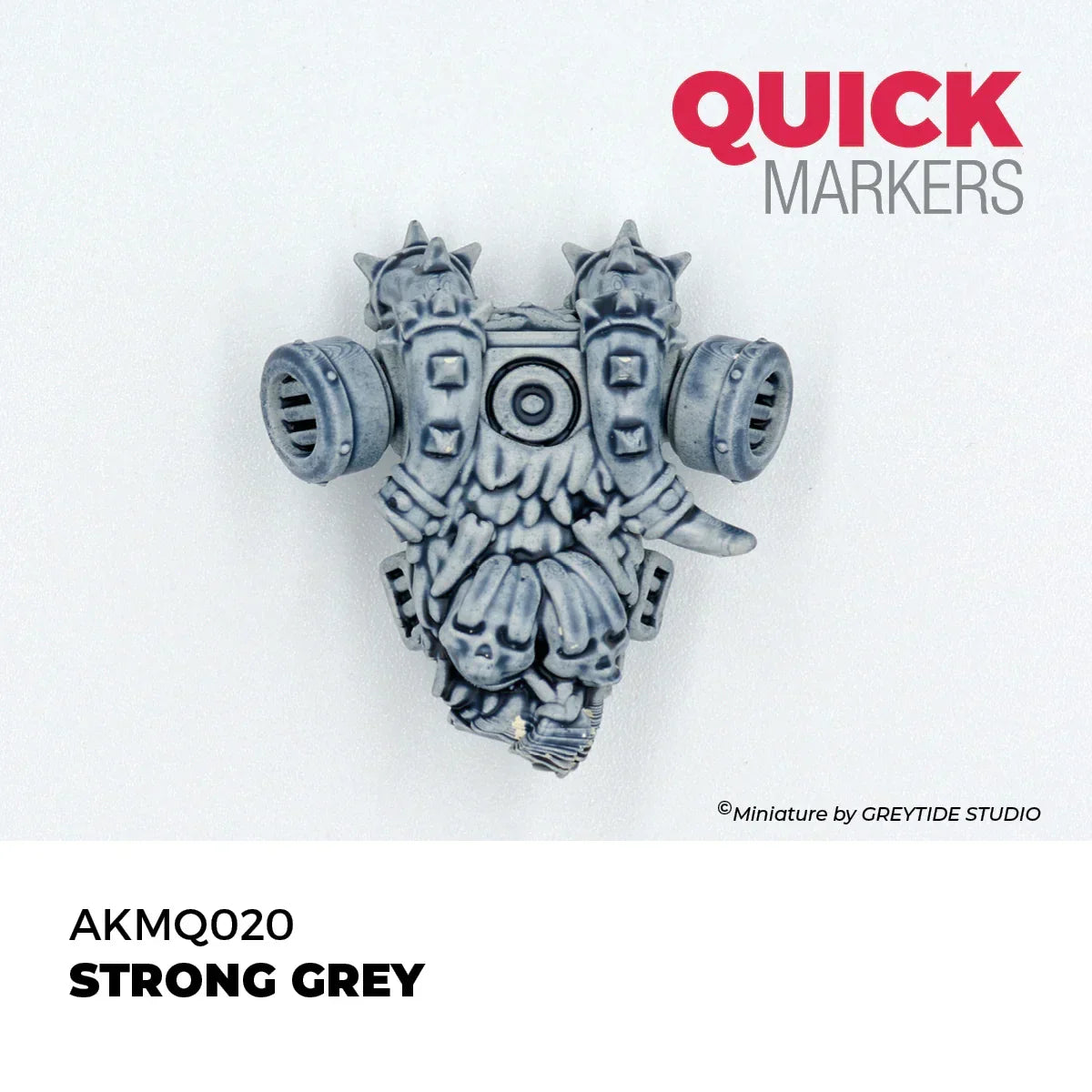 AK Interactive AKMQ020 Quick Markers Strong Gray