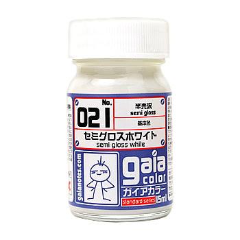 Gaia Notes Base Color 021 Semi Gloss White Lacquer Paint 15ml - A-Z Toy Hobby