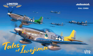 Eduard 2152 P-51D Tales of Iwojima Dual Combo 1/72 Model Kit - A-Z Toy Hobby