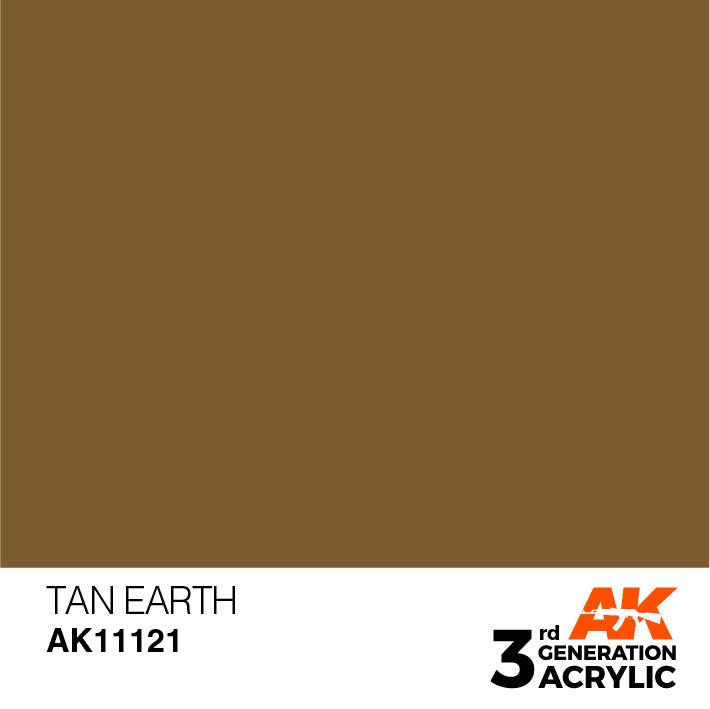 AK Interactive AK11121 3G Tan Earth Acrylic Paint 17ml - A-Z Toy Hobby