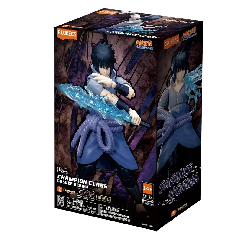 Blokees Naruto 04 Sasuke Uchiha Champion Class Model Kit – A-Z Toy