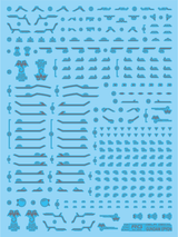 Delpi Water Decal For RG Epyon - A-Z Toy Hobby