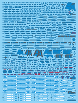 Delpi Water Decal For PG Strike Freedom - A-Z Toy Hobby