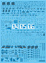 Delpi Water Decal For MG FAZZ Ver. Ka (Gray)
